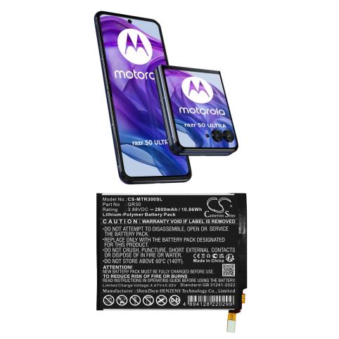 Akkus und ersatzakkus  motorola qr30 razr 50 ultra 5g 5th