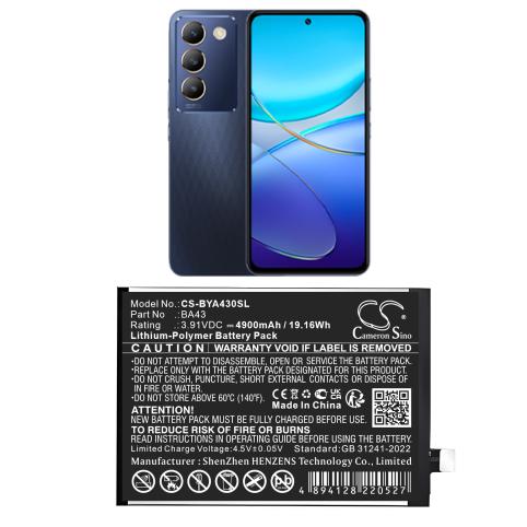 Akkus und ersatzakkus  vivo ba43 v2412