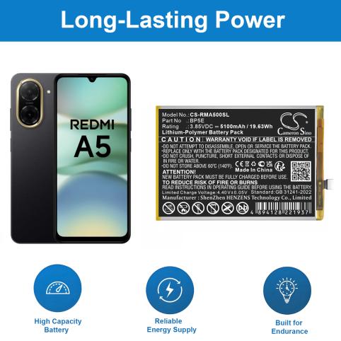Akku für telefon redmi bp5e a5 4g akkus und ersatzakkus telefon