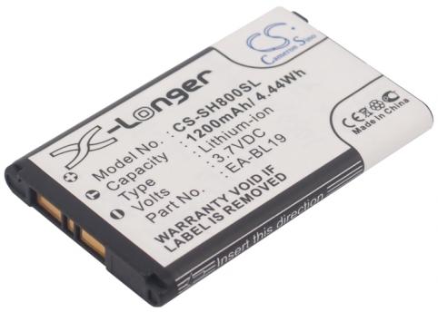 Akkus und ersatzakkus telefon sharp sh800m