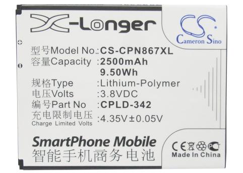 Akkus und ersatzakkus  coolpad cpld-342 8670