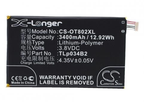 Akkus und ersatzakkus  tcl tlp034b1 n3y910t