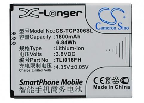 Akkus und ersatzakkus telefon tcl p306c
