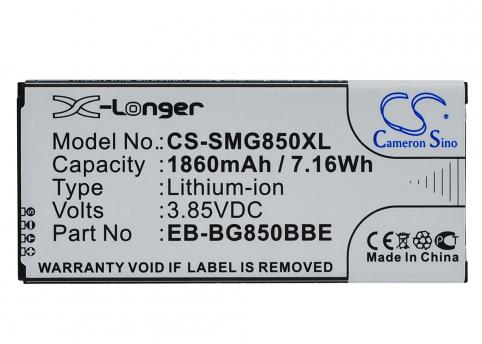Akkus und ersatzakkus  samsung haute capacitée eb-bg850bbe galaxy alpha