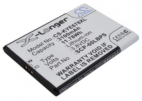 Akkus und ersatzakkus  qualcomm kyocera scp-60lbps brigadier