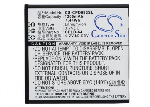 Akkus und ersatzakkus  coolpad cpld-64 9930