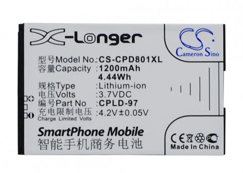Akkus und ersatzakkus  coolpad cpld-97 8010