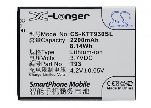 Akkus und ersatzakkus telefon k touch t93