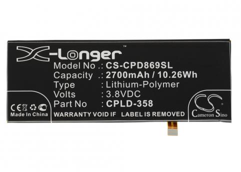 Akkus und ersatzakkus  coolpad cpld-358 x7
