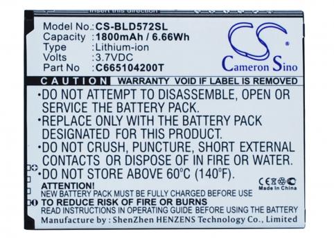 Akkus und ersatzakkus  blu c665104200t studio 5.0s
