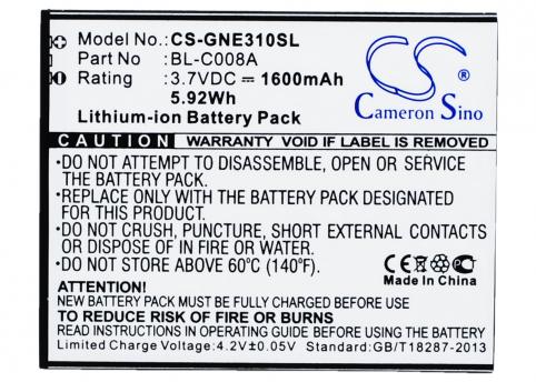 Akkus und ersatzakkus  gionee bl-c008a elife e3