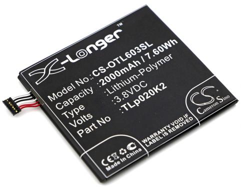 Akkus und ersatzakkus  alcatel tlp020k2 one touch idol 3 4.7