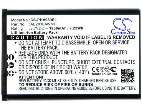 Akkus und ersatzakkus  philips ab2010awmc xenium v989