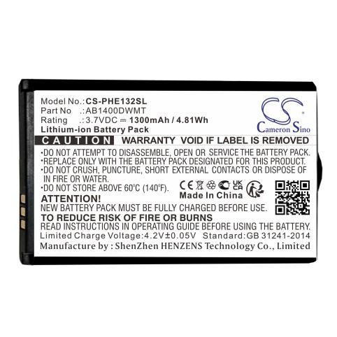 Akkus und ersatzakkus  philips ab1400dwmt e132