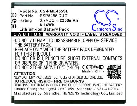 Akkus und ersatzakkus telefon prestigio psp5455 duo
