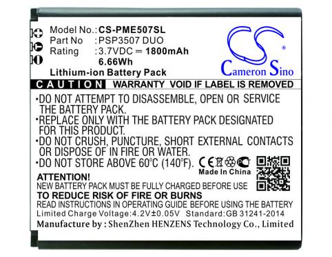 Akkus und ersatzakkus telefon prestigio psp3507 duo