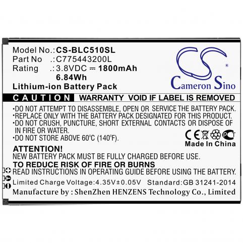 Akkus und ersatzakkus telefon blu c050