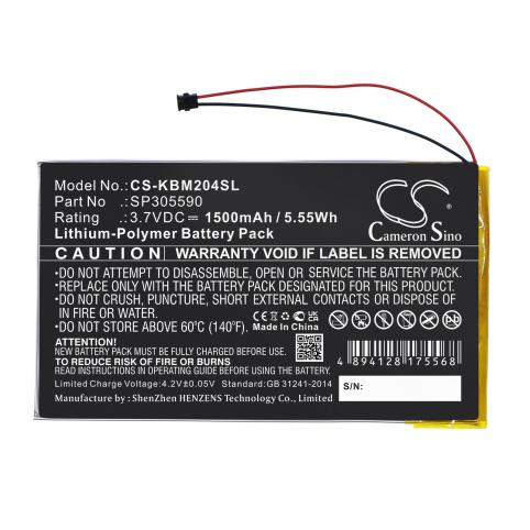 Akkus und ersatzakkus  kobo sp305590 aura hd
