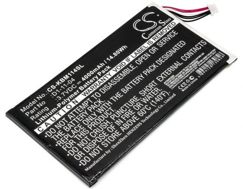 Akkus und ersatzakkus  kobo d1-11-04 k080-kdn-b