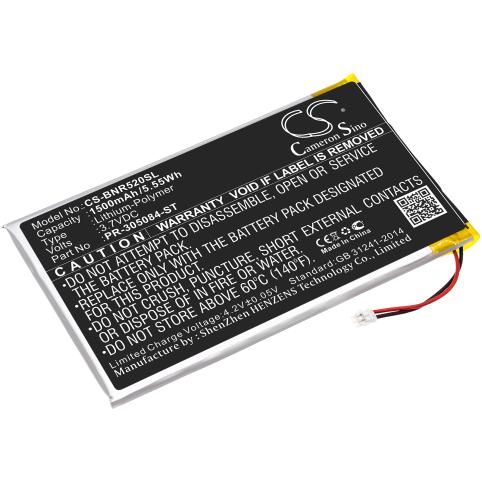 Akkus und ersatzakkus  barnes noble pr-305084-st bnrv520